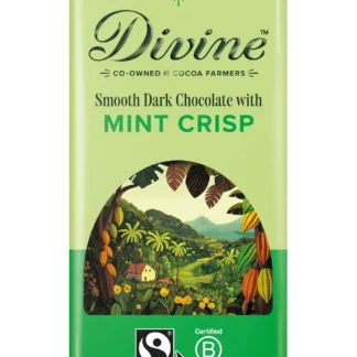 Smooth Dark Chocolate with Mint Crisp