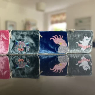 Earth Squared Velvet Juliet Purse