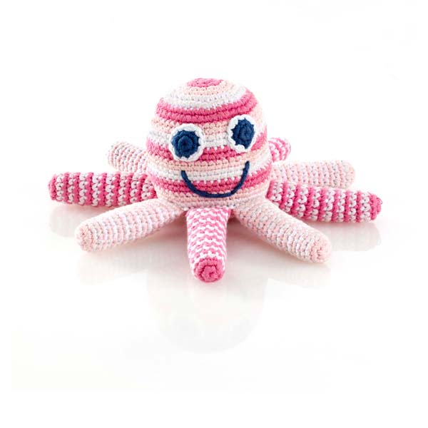Pebble Rattles Crochet Cotton Octopus - Image 5