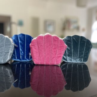 Earth Squared Velvet Clam Purse