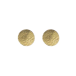 Just Trade Asha Circle Brass Studs Medium